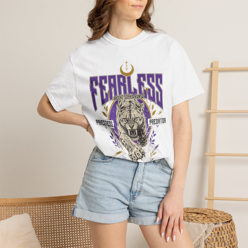 BROOKE SOPHIA RAMSAY FEARLESS PRIESTESS PREDATOR TEE · Fight Life Flow · Inspired by Fighters