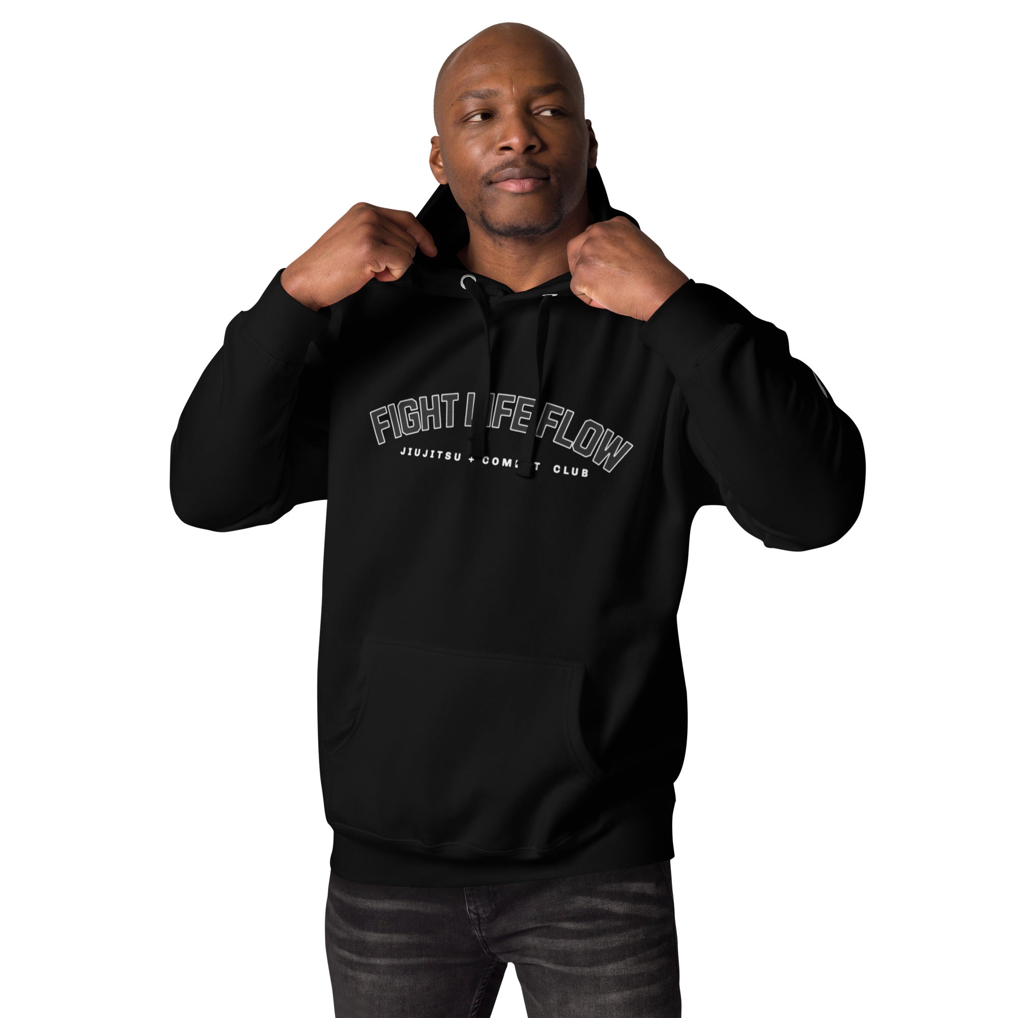 Fight Life Flow - Jiu Jitsu Combat Club Hoodie