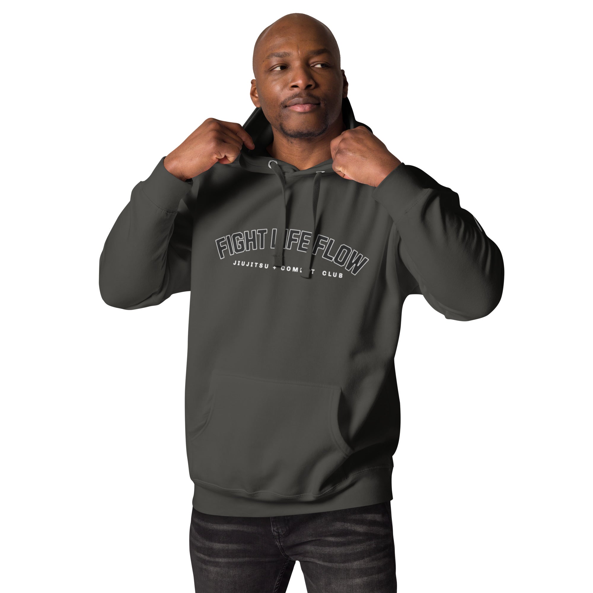 Fight Life Flow - Jiu Jitsu Combat Club Hoodie