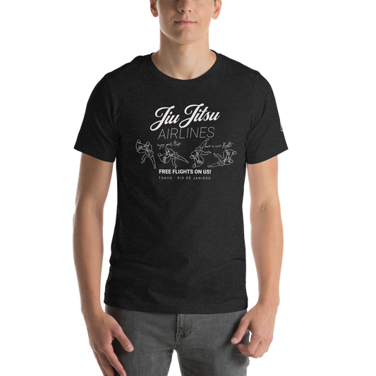 Jiu Jitsu Airlines - Black T Shirt